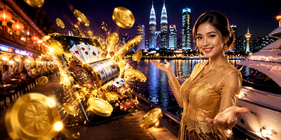 Pengguna mengakses aplikasi pertaruhan sukan di Kuala Lumpur dengan pakaian kebaya